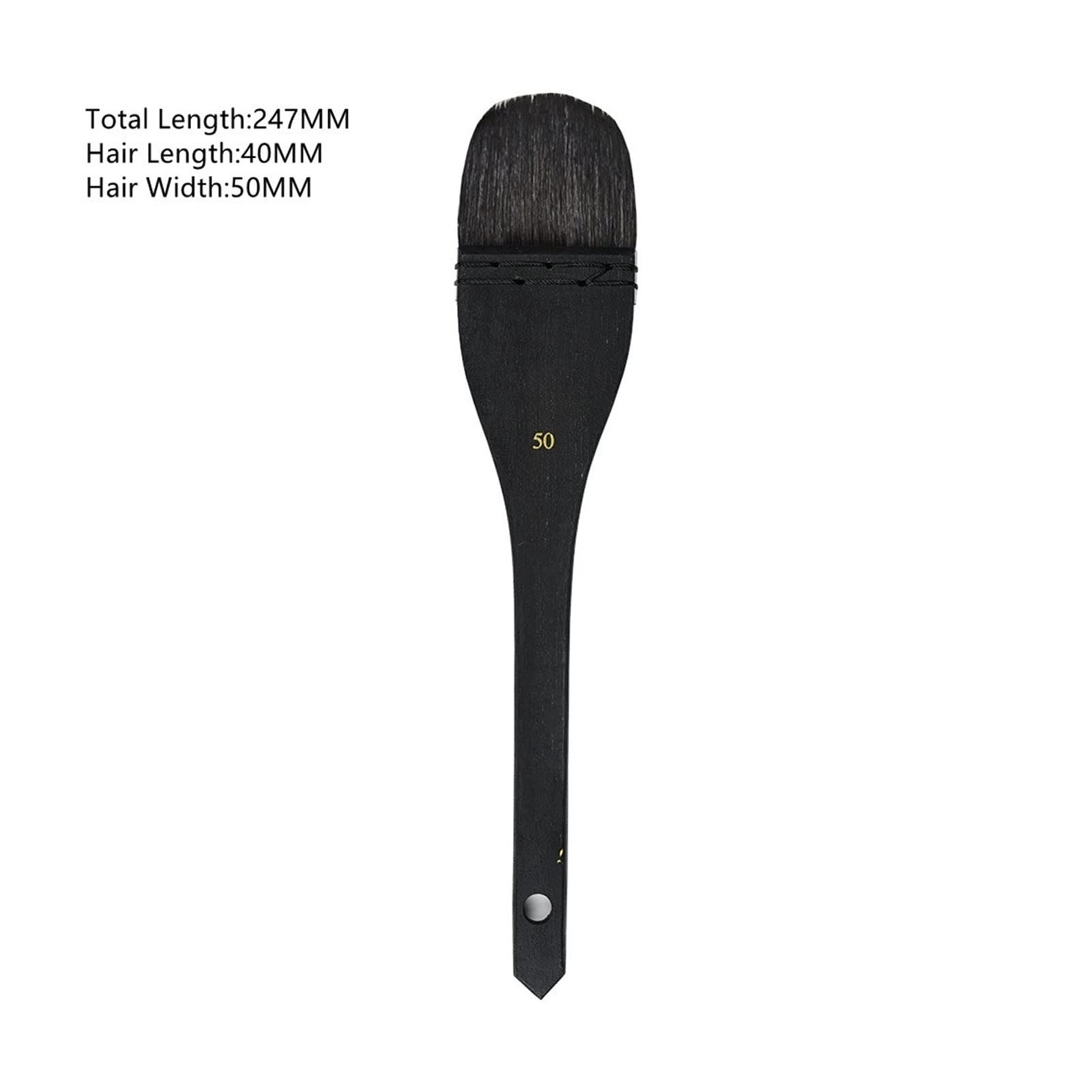 Pinsel - 1PC Holzgriff Aquarell Künstler Künstlerbedarf Pinsel zum Zeichnen (Color : 4PCS)