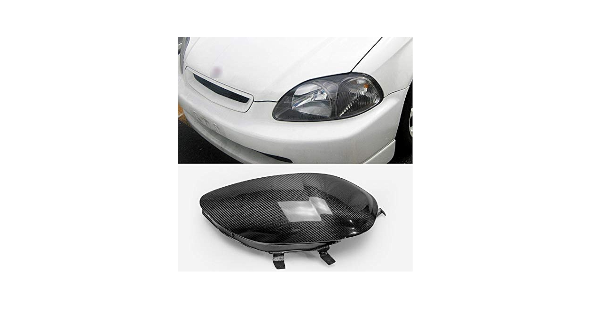 Amazon | For EK9 Civic 96-98 Headlight Block Out RHS 1PCS