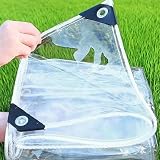 Telone Impermeabile per Esterno 100 x 200 cm con Occhielli, Pvc, Isolamento, Impermeabile Telo di Copertura 400G/㎡ per Barche, Legno, Piscina, Mobili da Giardino, Auto, Bianco