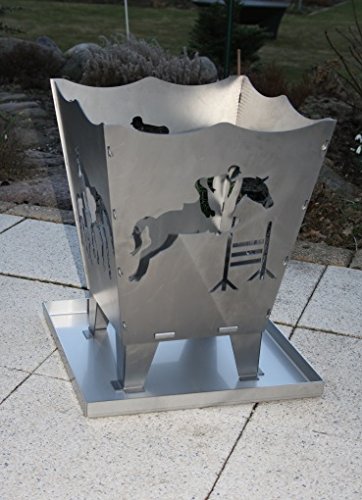 Feuerkorb Stahl "Pferd " Made in Germany