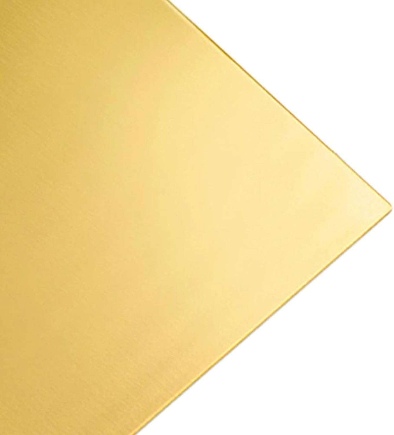 Placa de chapa de latón, metal de alta pureza para trabajos de metal y manualidades, 2 mm de grosor