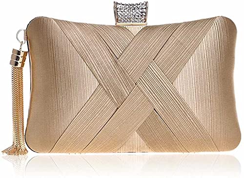 TOOBA Girl’s Tassle Clutch (Golden Curve)