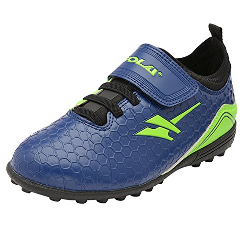 Footwear Studio Gola Garçons activo5 Astroturf Chaussures de Foot Baskets Sport - Marine & Citron Vert - 27 Enfant