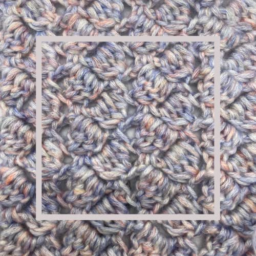 Cotton To The Core Medium Weight Extra Soft Baby Cotton Blend Yarn For Knitting Crocheting Blankets, Chainette, Bulk Size 3 Skeins, 654Yds/300G (Steel Blue) #TOP1