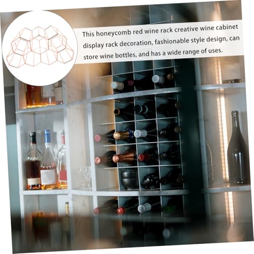 LABRIMP soporte para vino vintage de metal 7 huecos miniatura 6