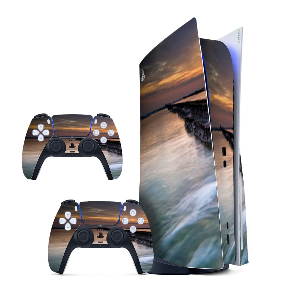See full amazon price history chart for GADGETS WRAP Printed Vinyl Skin Sticker Decal for Sony PS5 PlayStation 5 Disc Edition Console & 2 Controller (Skin Only, Console & Controller not Included.) - Sea Shor Multicolor GADGETS WRAP Printed Vinyl Skin Sticker Decal for Sony PS5 PlayStation 5 Disc Edition Console & 2 Controller (Skin Only, Console & Controller not Included.) - Sea Shor Multicolor (B0BW3TTFNV) Amazon Price History, Amazon Price Tracker
