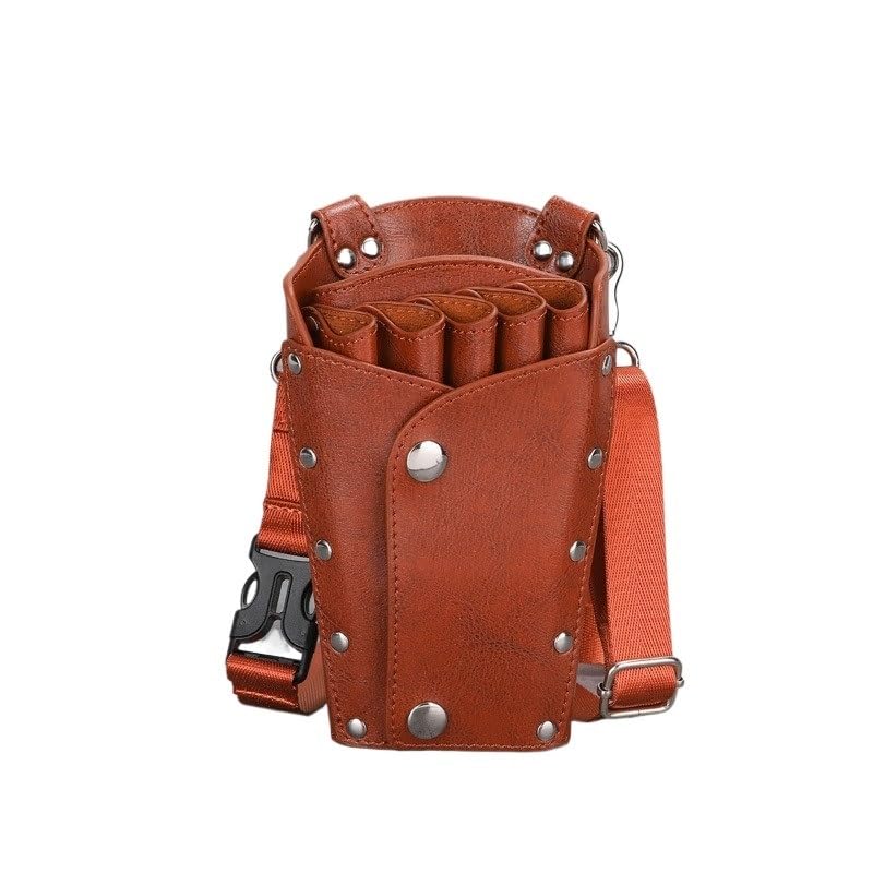 Friseurtasche Werkzeugtasche 5 Taschen Friseurscherentasche Kamm Haarschneider Aufbewahrungshalter Friseur Styling Werkzeuge Salon Umhängetasche(L)