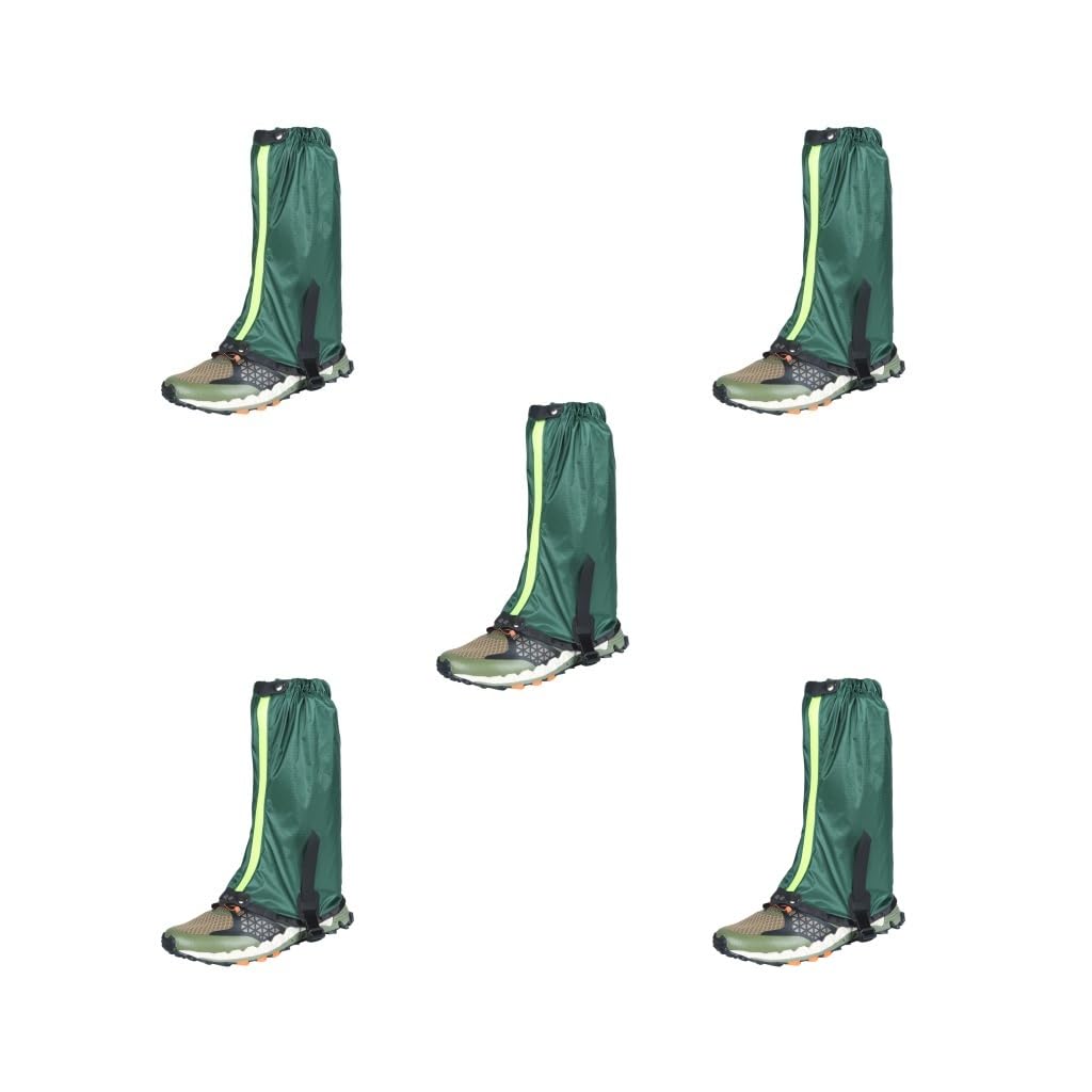 Wodoodporne legginsy do butów wspinaczkowych Trekking Gators Snow Gaiters Green