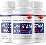 Official & Authentic VASOSTAM MAX Newly Formulated - 1275mg (3 Month Supply Money Back Guaranteed)