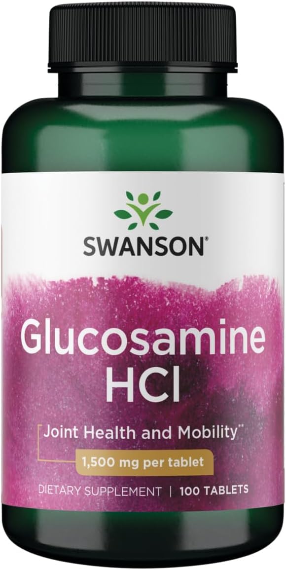 Swanson Glucosamine HCl, 1500mg - 100 tablets