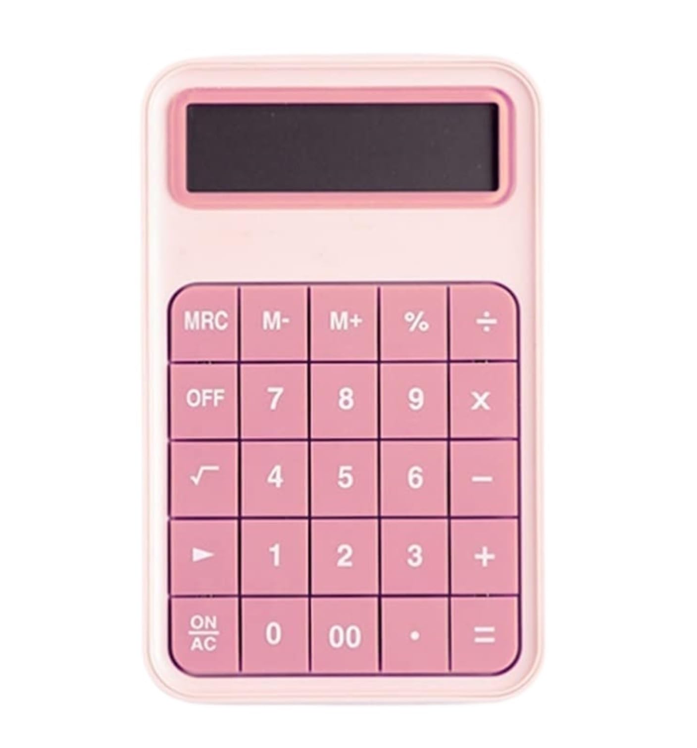 Kalkulatory Kalkulator, Przenośny Kalkulator Stacjonarny Do Biura, Wyświetlacz 12-cyfrowy, Standardowy Kalkulator Funkcyjny Do Szkoły Domowej Przybory Szkolne(Pink)