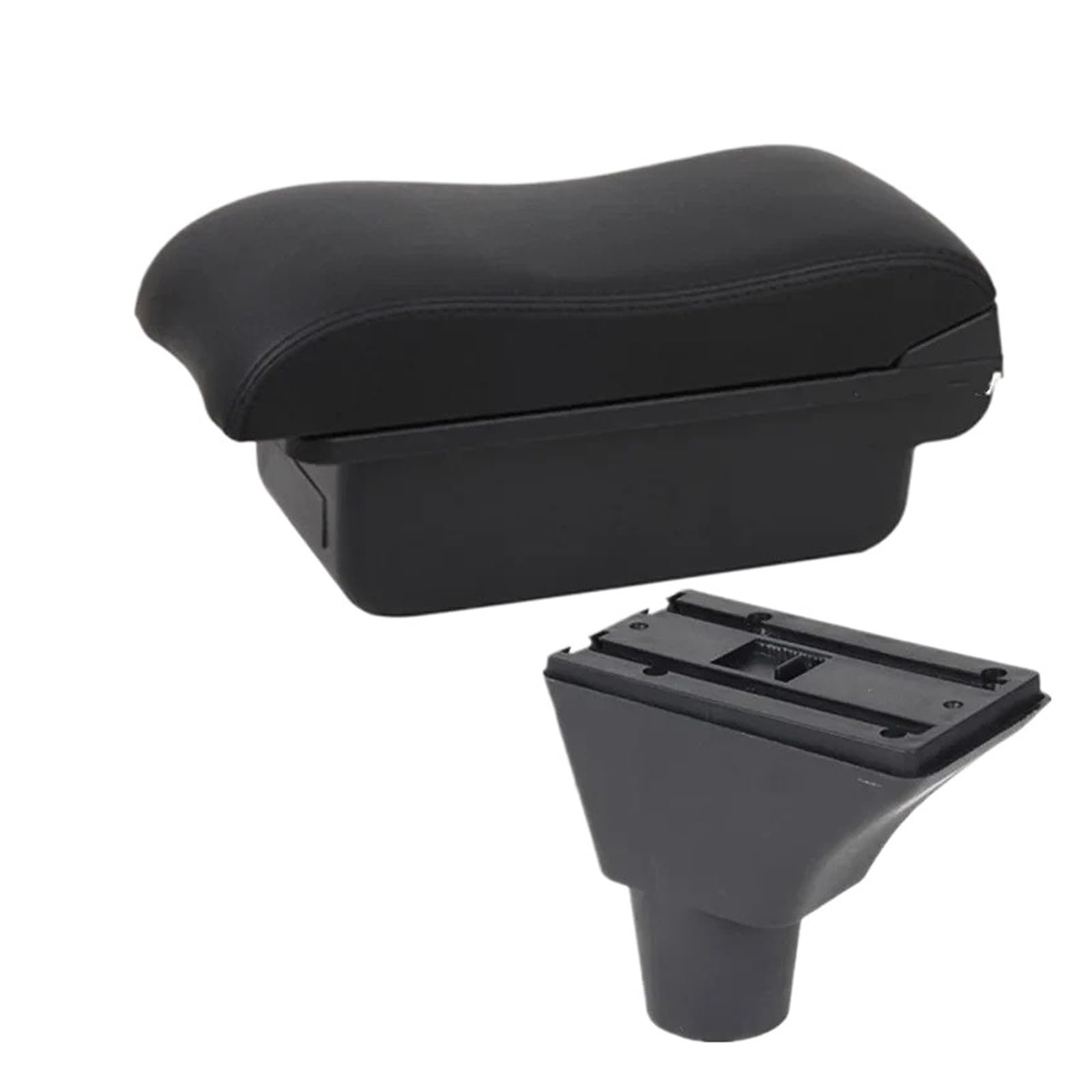 UMDJJU For Citroen For C3 For C4 Car Armrest Storage Box Interior Dedicated Retrofit Accessories Car Centre Console Armrest Box(A2 black line No USB)