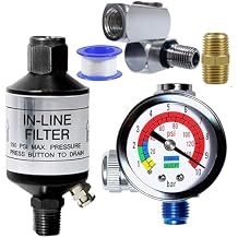 LE LEMATEC Air Tool Kit Swivel Fitting, Regulator & Moisture Filter