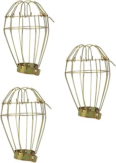 minkissy 3 Pçs Cerca De Arame Farpado Aranha Escorpião Lâmpada De Calor Para Répteis Aquecedor Capa De Malha Répteis Aquecedor Guarda Réptil Gaiola Abajur Réptil Lâmpada De Calor Capa