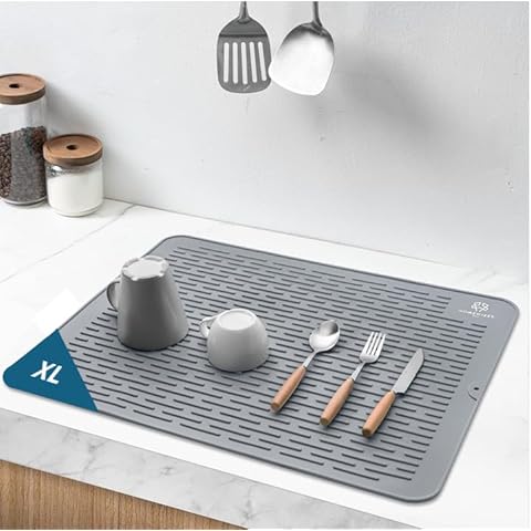 Homewizer Silicone Dish Drying Mat Cover