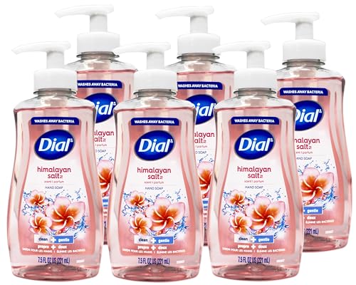 Dial Himalayan Pink Salt & Water Lily Hand Soap with Moisturizer 7.5 Oz (Pack of 6) - image 1