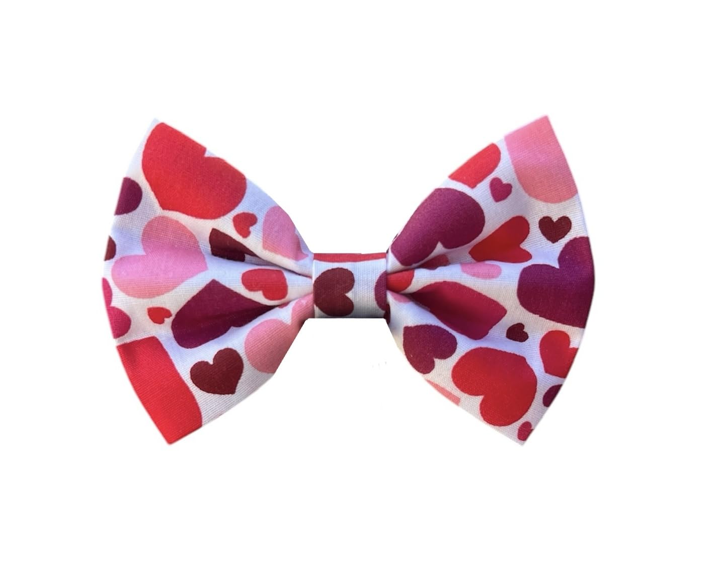New Dogs Bow Tie Valentine's Day Multi red LOVE Elastic Band attach COLLAR ACCESSORY UK (M), orange