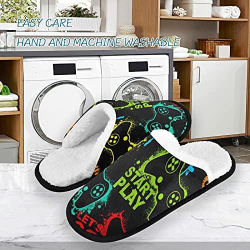 Slippers Soft Non-Slip Indoor House Slippers Home Shoes For Bedroom Hotel Travel Spa3