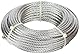 BriTools M86122G Verzinktes Stahlkabel, 4 mm, talla 20 m, Stück