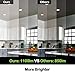 Hykolity 12 Pack 6 Inch Recessed Lighting W/ Junction Box, CRI90, 14W=100W, 1100lm, 5000K Daylight White, Dimmable Ultra-Thin LED Downlight, Canless LED Recessed Ceiling Light