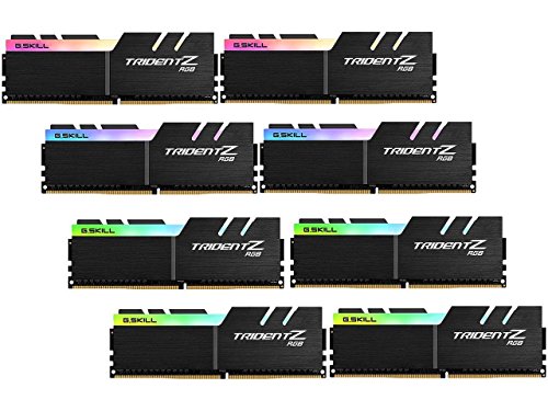 G。Skill TridentZ RGBシリーズ128 GB ( 8 x 16 GB ) 288-pin ddr4 3200 MHz ( pc4 28800 )デスクトップRam f4 ? 3200 C14q2 ? 128 GtzR