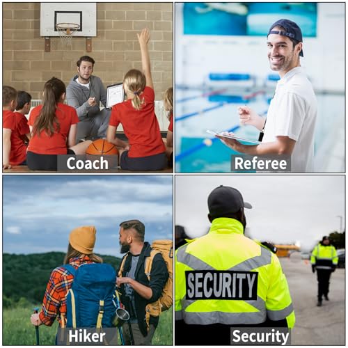 Image of SPORTIC Whistle，3 Pack Durable Plastic Whistles with Lanyards - Loud Crisp Sound for Coaches, Referees, Training, Emergencies, and Outdoor Activities