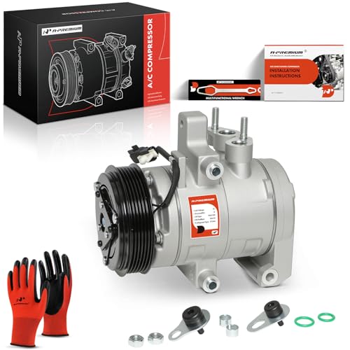 Image of A-Premium Air Conditioner AC Compressor with Clutch