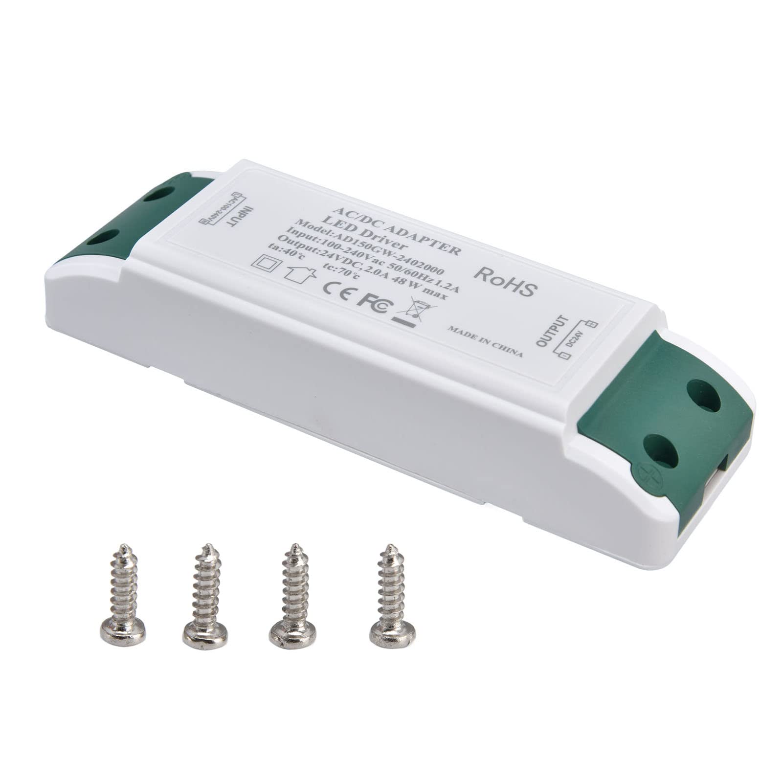 Constant Current LED Driver, Noise Free Easy Install Constant Current LED Driver Multiple Protection for Bedroom