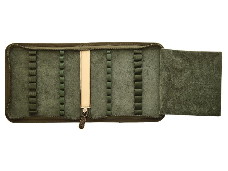 Image of Esterbrook Canvas Collection - 20 Pen Zipper Case - Army Green