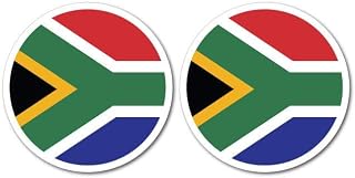 South African Flag X2 Sticker Decal Africa Country Love Proud