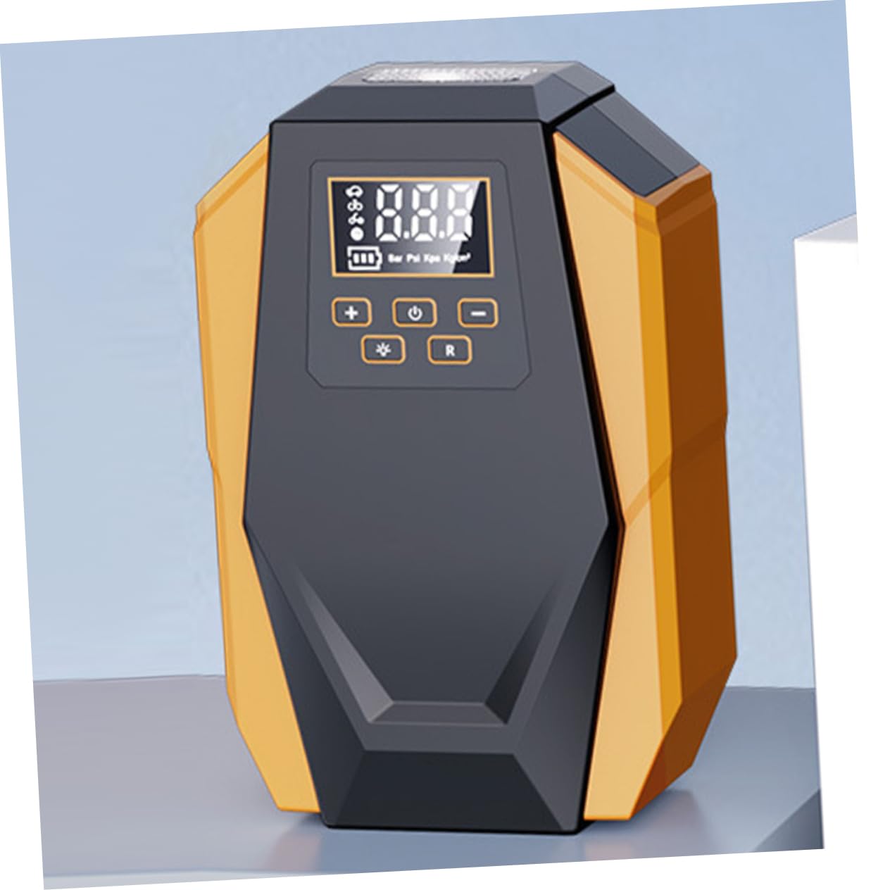 Vaguelly Pompa Elettrica Auto Portatile Manometro Digitale e Funzione Auto-Stop per Pneumatici Veicoli e Moto
