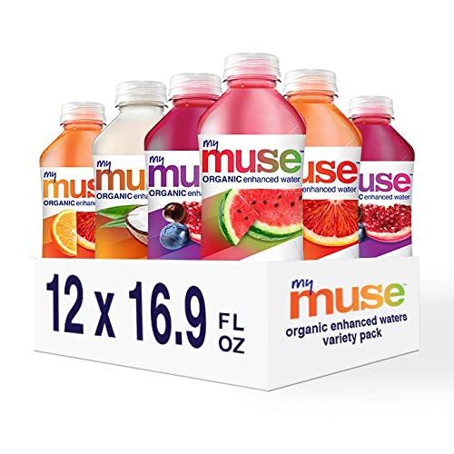 Buy MyMuse Supporting Enhanced Water, 4 Flavor Variety (12 Pack), 16