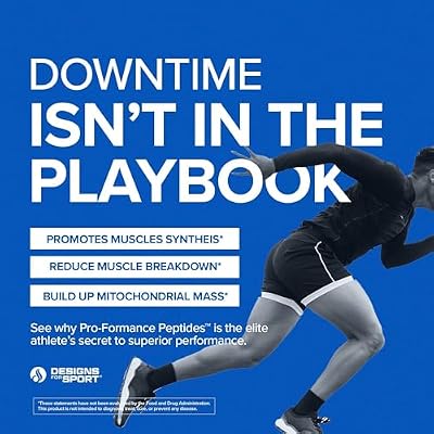Designs for Sport Pro-Formance Peptides - Supports Muscle Growth & Recovery* - Athlete Formula to Support Peak Performance* - NSF Certified for Sport - 120 Vegetarian Capsules