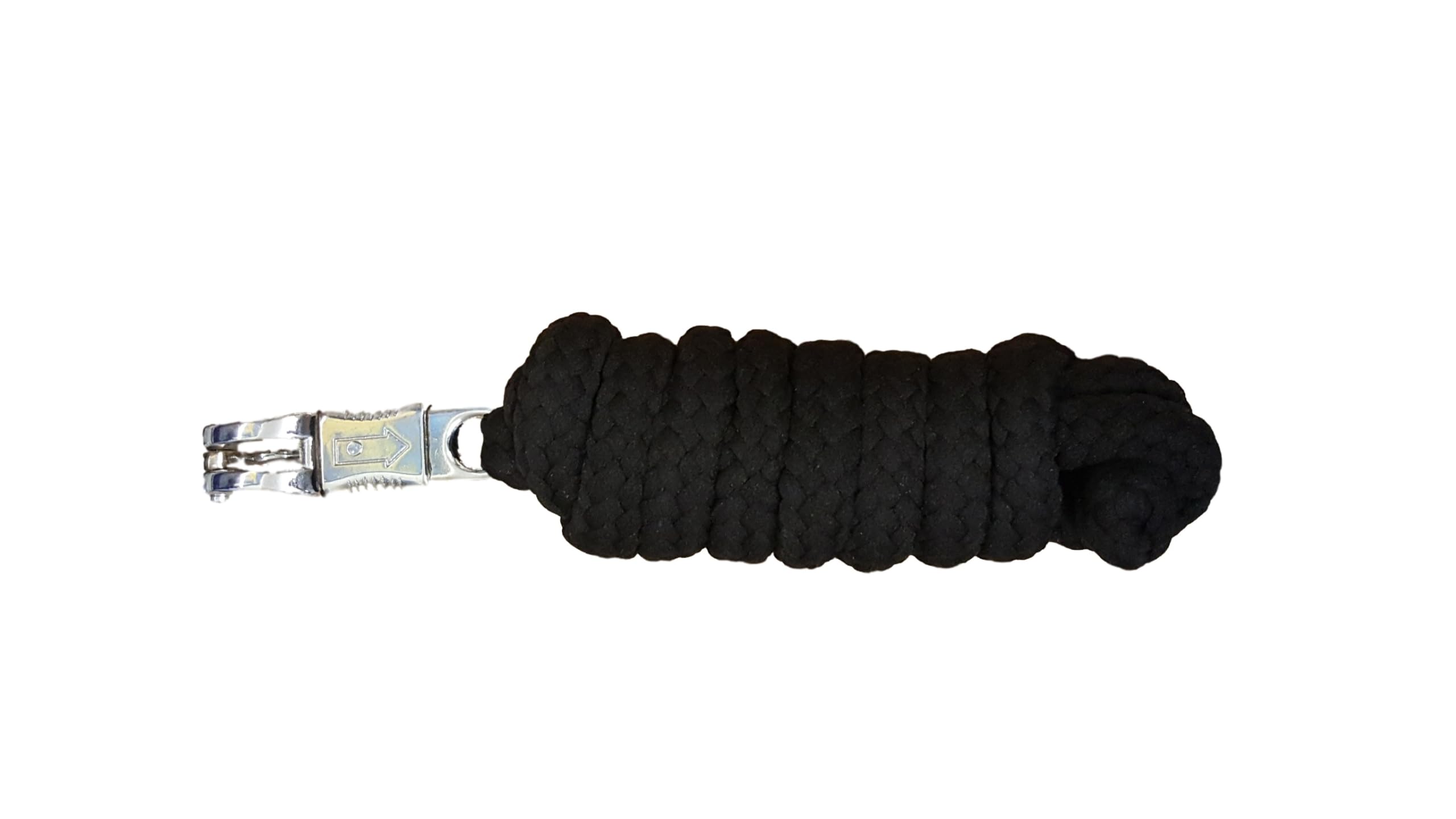 Cabestro de cuero negro para caballos, cabestro de establo premium en pony, sangre caliente, mazorca, sangre fría, seguro y resistente (cabestro de cuero + punto, pony)