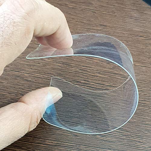 Image of FCS Polyethylene Terephthalate Anti Shock Armour Impossible Flexible Screen Protector Guard For Lg G8X Thinq | 4 Pc. Set | All Screens And Camera Protection, Full Coverage (Glossy) Transparent