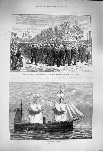 Bateau Naval Foo-Soo de 1877 d'Artillerie Japonais de Volontaires [Cuisine et Maison]