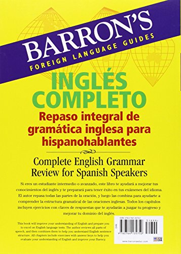 Ingles Completo: Repaso Integral De La Gramatica Inglesa Para Hispanohablantes/ Complete English Grammar Review for Spanish Speakers (Barron's Foreign Language Guides) - Image 2