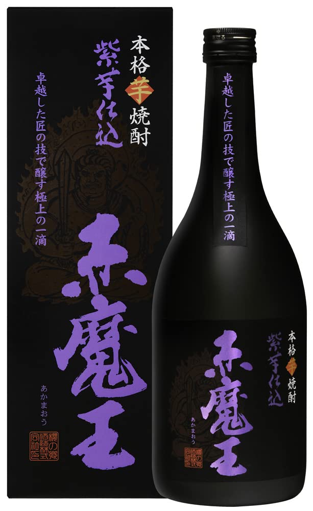 Amazon.co.jp: 櫻の郷酒造 赤魔王紫芋仕込カートン入 720ml : 食品