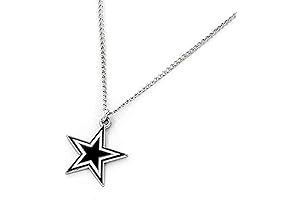 Aminco International NFL Logo Pendant Necklace-Dallas Cowboys Jewelry for Women
