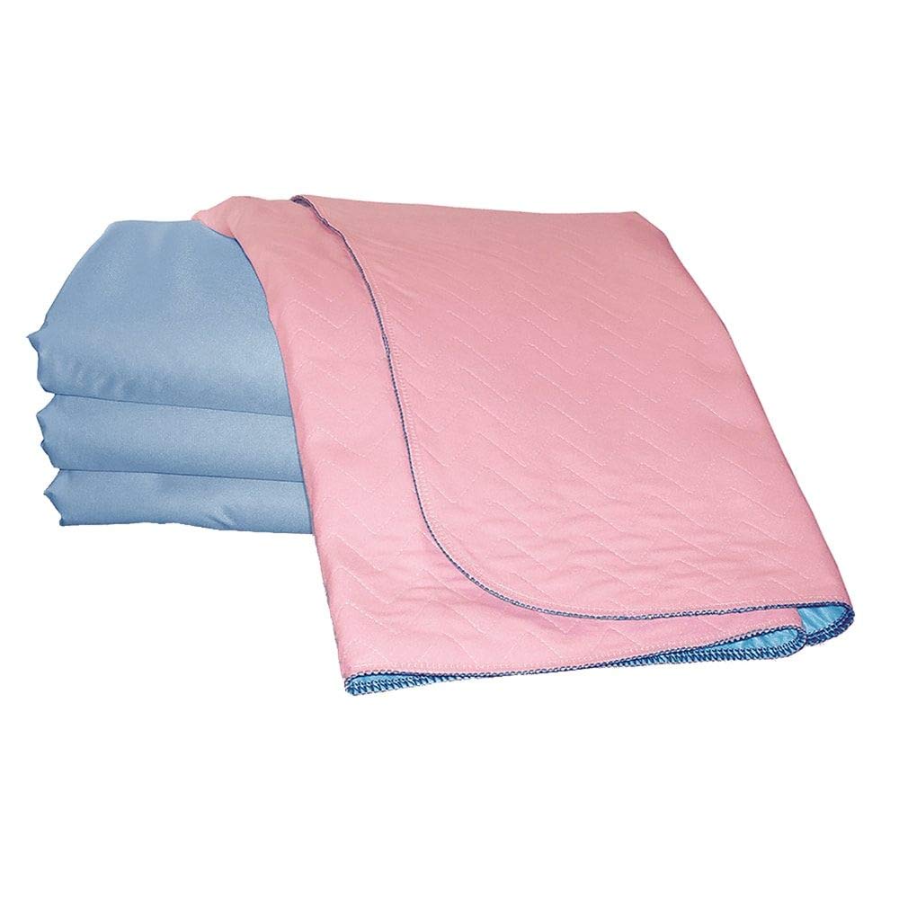 Sponsored Ad – 1x Drylife Super Absorbent Washable Double Bed Protector Pad with Tucks | Thin Reusable Incontinence Bedding Protection, Comfortable & Durable - Pink - 85cm x 115cm