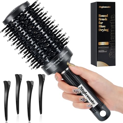 STYLEMATE Nano Ceramic Ionic Round Hair Brush 2.9