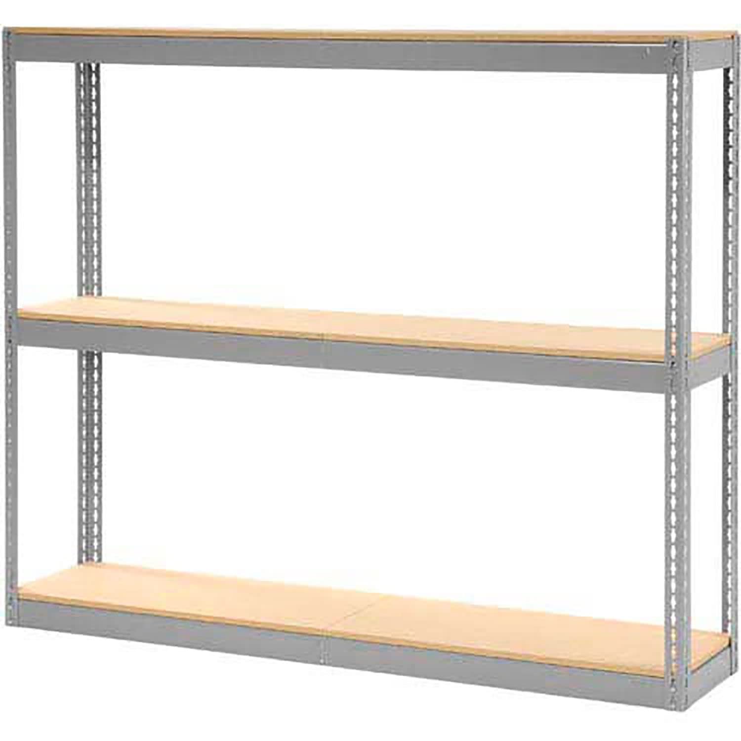 Record Storage Rack Without Boxes 72" W x 15" D x 60" H by Global Industrial – 72" W x 15" D x 60" H, Alloy Steel, Gray, Model 716870