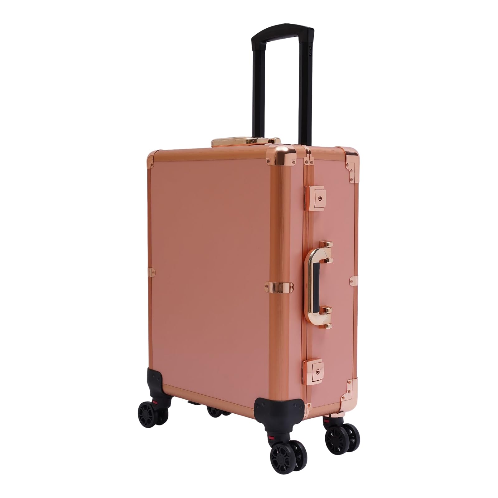 Valigetta cosmetica trolley, tavolo da toeletta con illuminazione e specchio, trucco, beauty case, altezza e luminosità regolabili