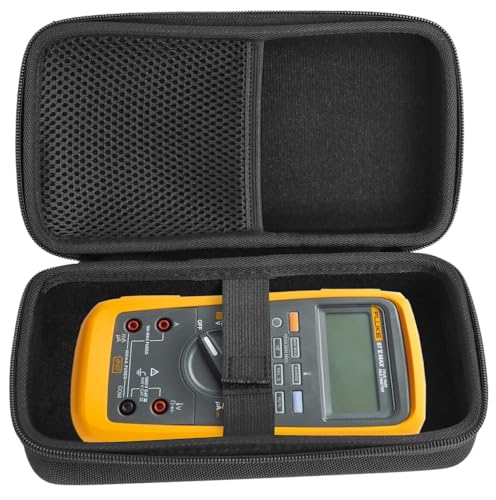 Image of Hard Travel Protective Carrying Case for Fluke 87V MAX True-RMS Digital Multimeter IP67 Rated TL175 Test Leads (Case Only)