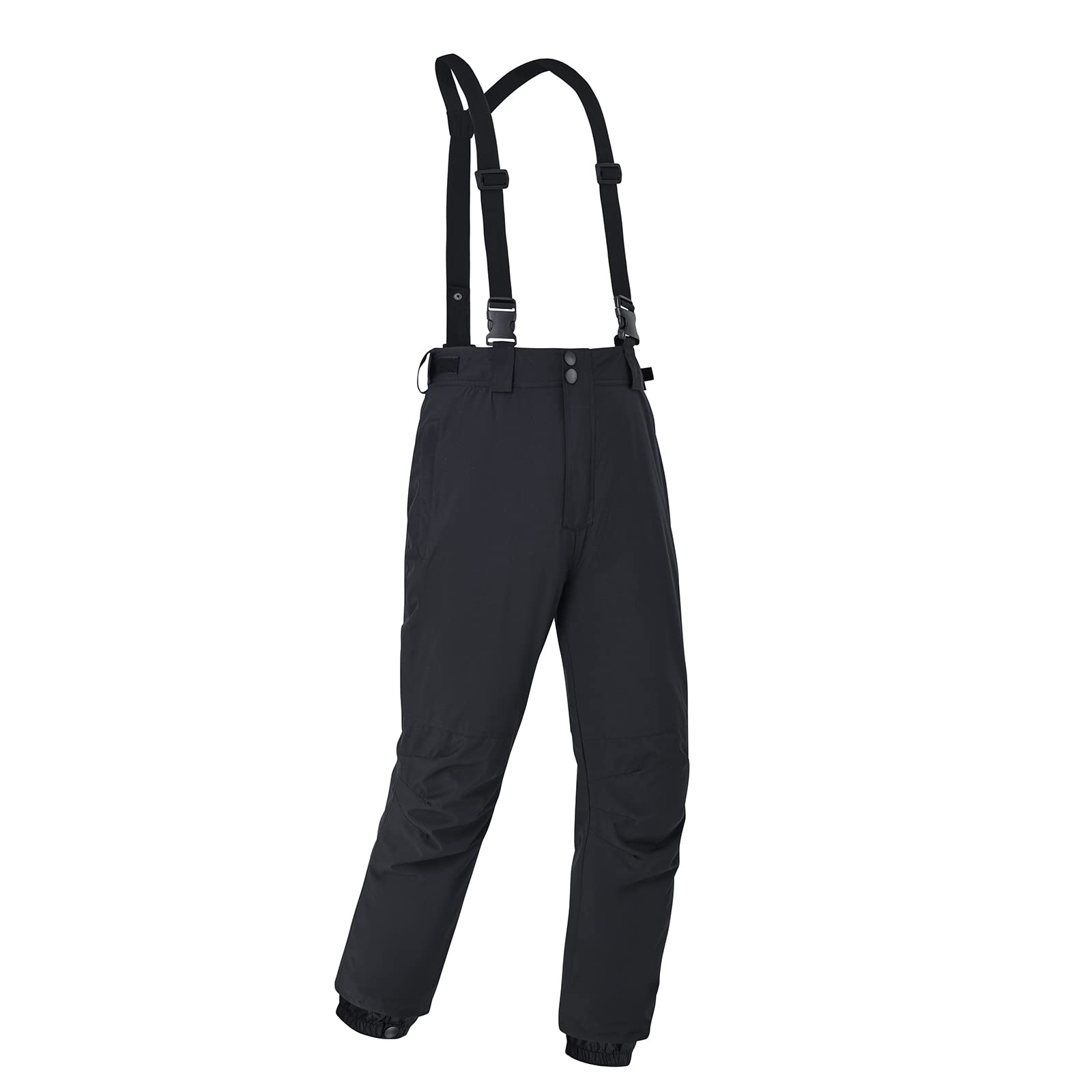 ATLASLAVA Mens Snow Bib Waterproof Ski Pants Insulated Trousers Ripstop