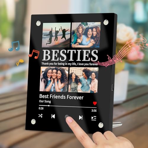 Overket Custom Music Picture Frame that Play Songs When Clicked,