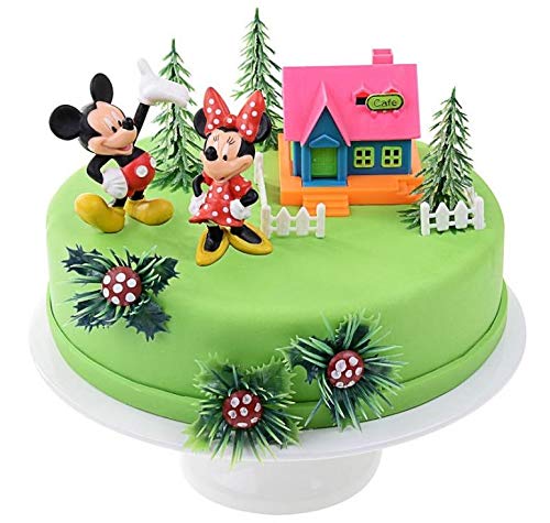 Les Colis Noirs Lcn Kit De Decoration Mickey Et Minnie Avec Maison Disney Gateau D Anniversaire Patisserie 478 Amazon Fr Cuisine Et Maison
