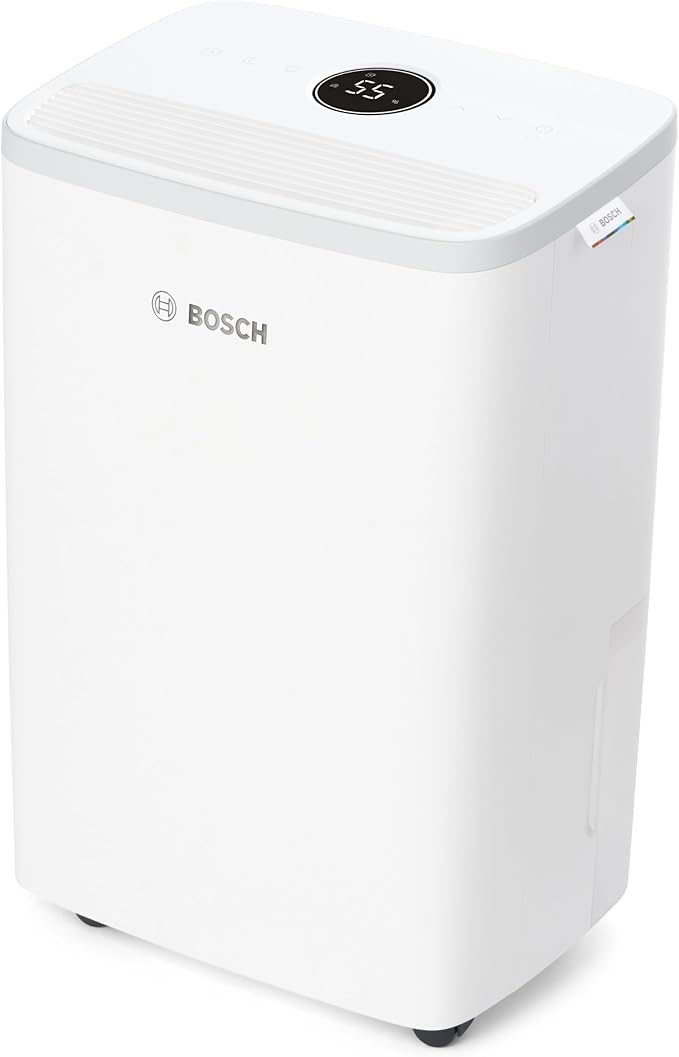 Bosch Deshumidificador Dry 2000 - Fácil. Eficaz. Silencioso. Perfecto para tu Hogar y Dormitorio - Secado Rápido para tu Colada