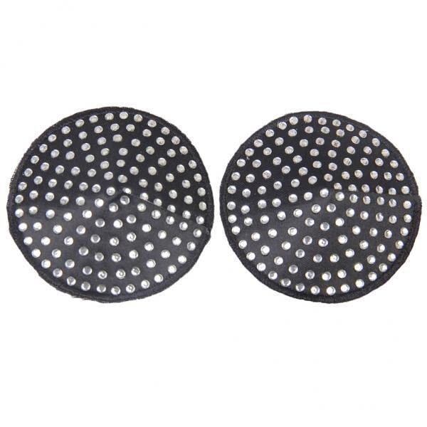 2xWomen's Reuseable Clear Rhinestone Round Covers Breast Stickers|Clothing Shoes & Accessories|Womens Clothing|Sleep|Breast Forms Enhancers Black-image-36