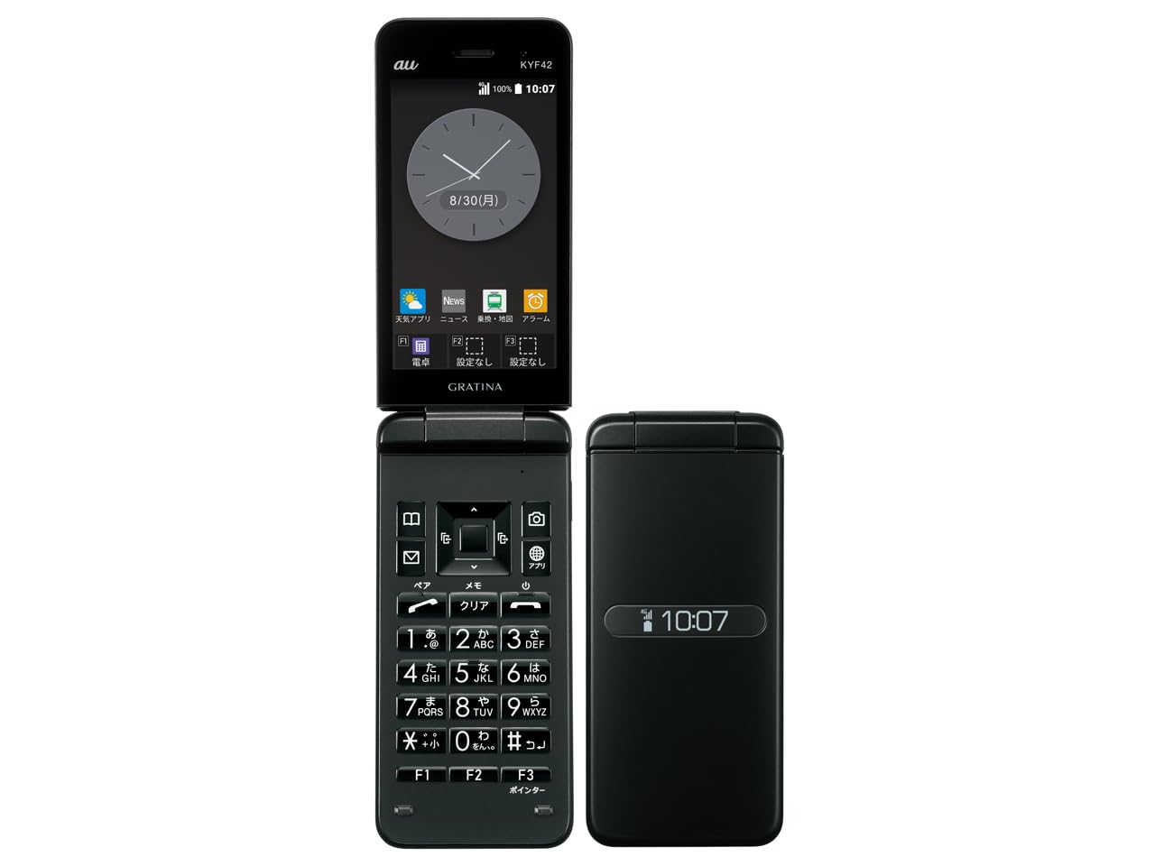 Amazon | au版 GRATINA KYF42 ブラック | ノーブランド品 | 携帯電話本体
